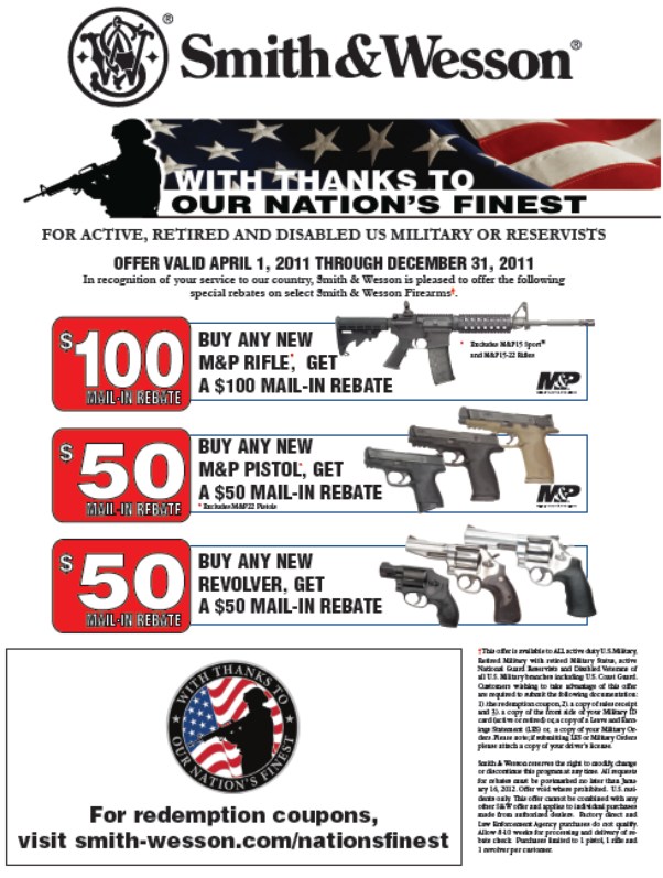 Smith & Wesson Revolver Promotion